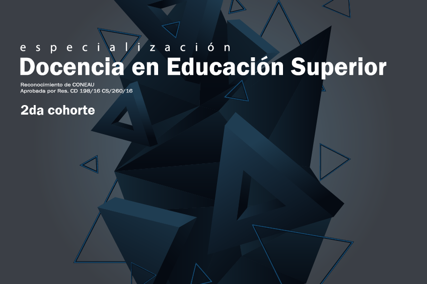 Especialización en Docencia en Educación Superior: Abierta la pre-inscripción hasta el 28 de febrero