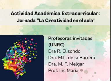 Jornadas «La Creatividad en el Aula» – 08 de septiembre