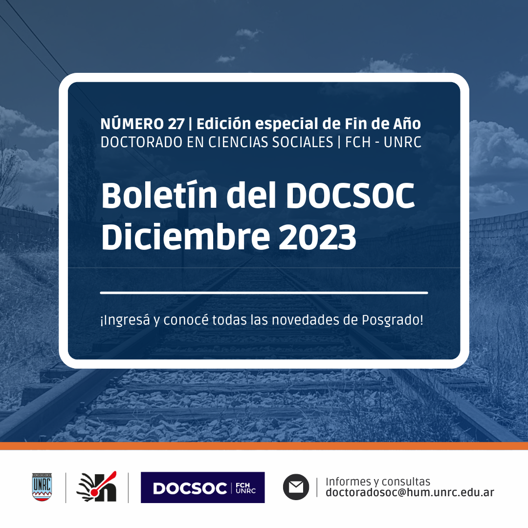 Boletín el DocSoc N°28 – Diciembre 2023