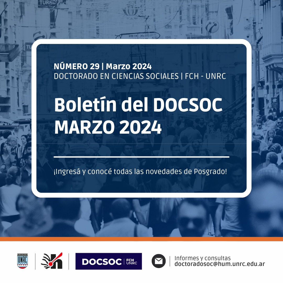 Boletín el DocSoc N°29 – Marzo 2024