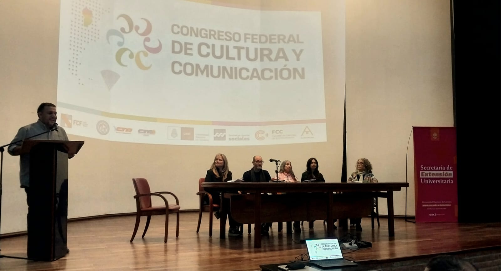 La Facultad de Ciencias Humanas de UNRC estuvo presente en el Congreso Federal de Cultura y Comunicación