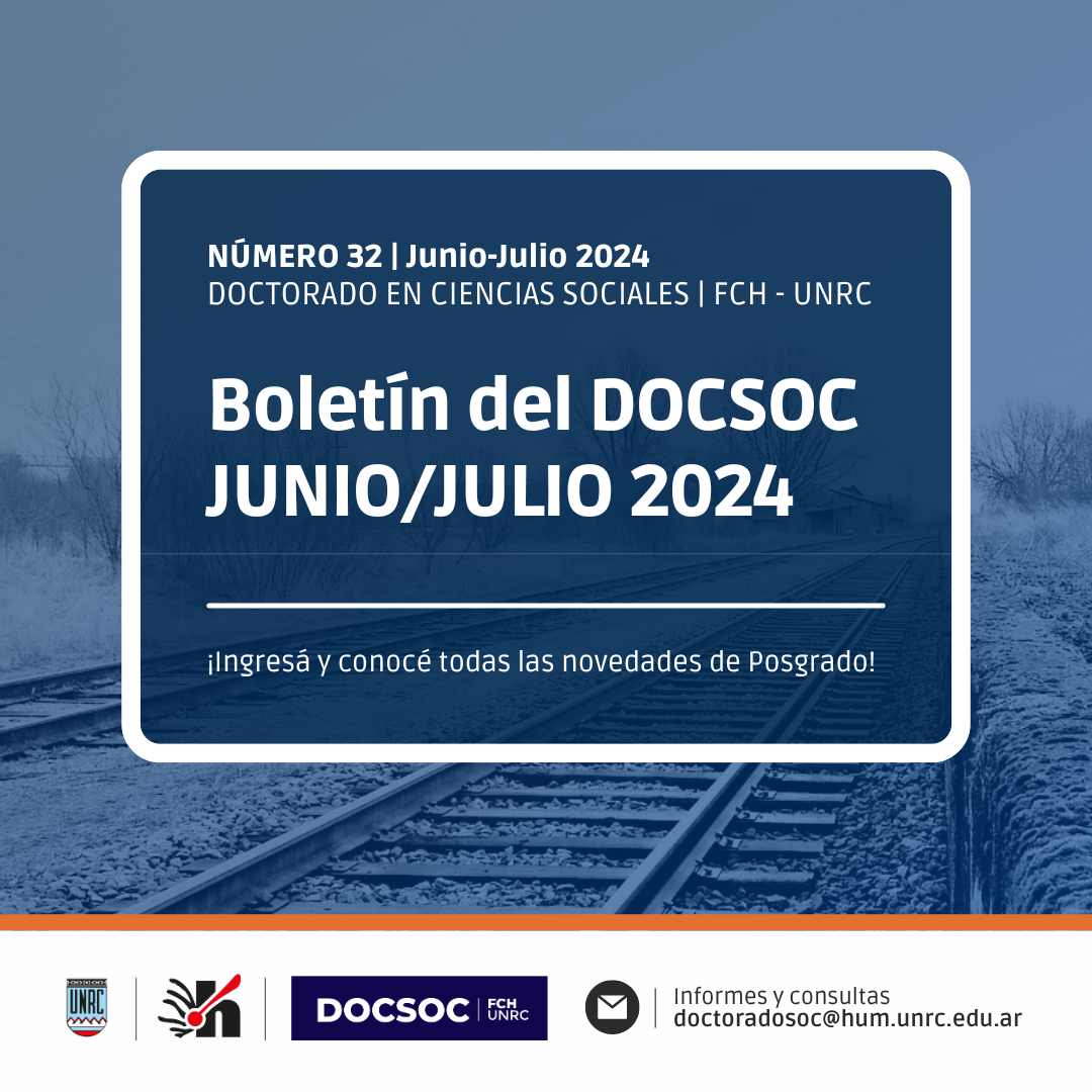 Boletín el DocSoc N°32 – Junio/Julio 2024