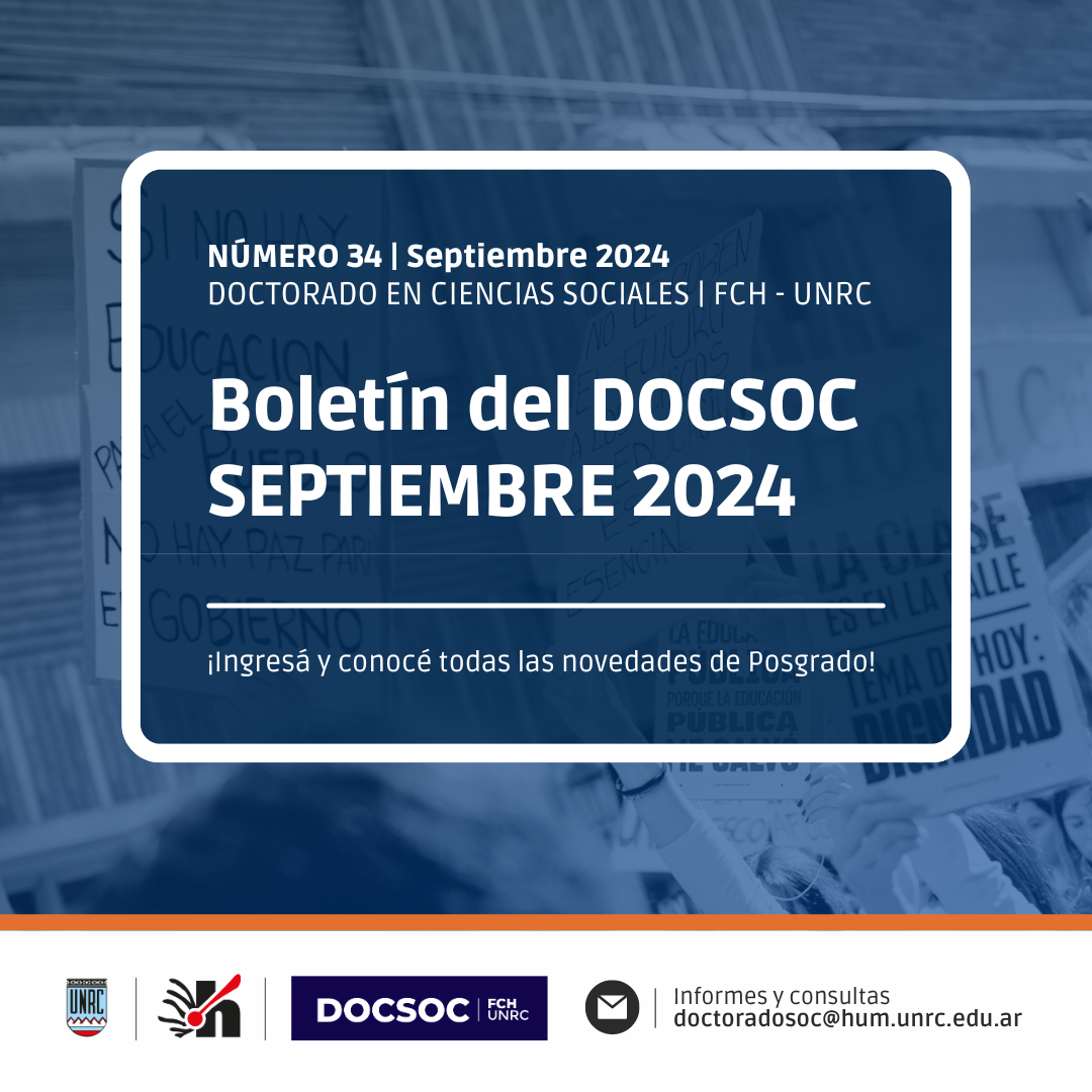 Boletín del DOCSOC N°34 – Septiembre 2024