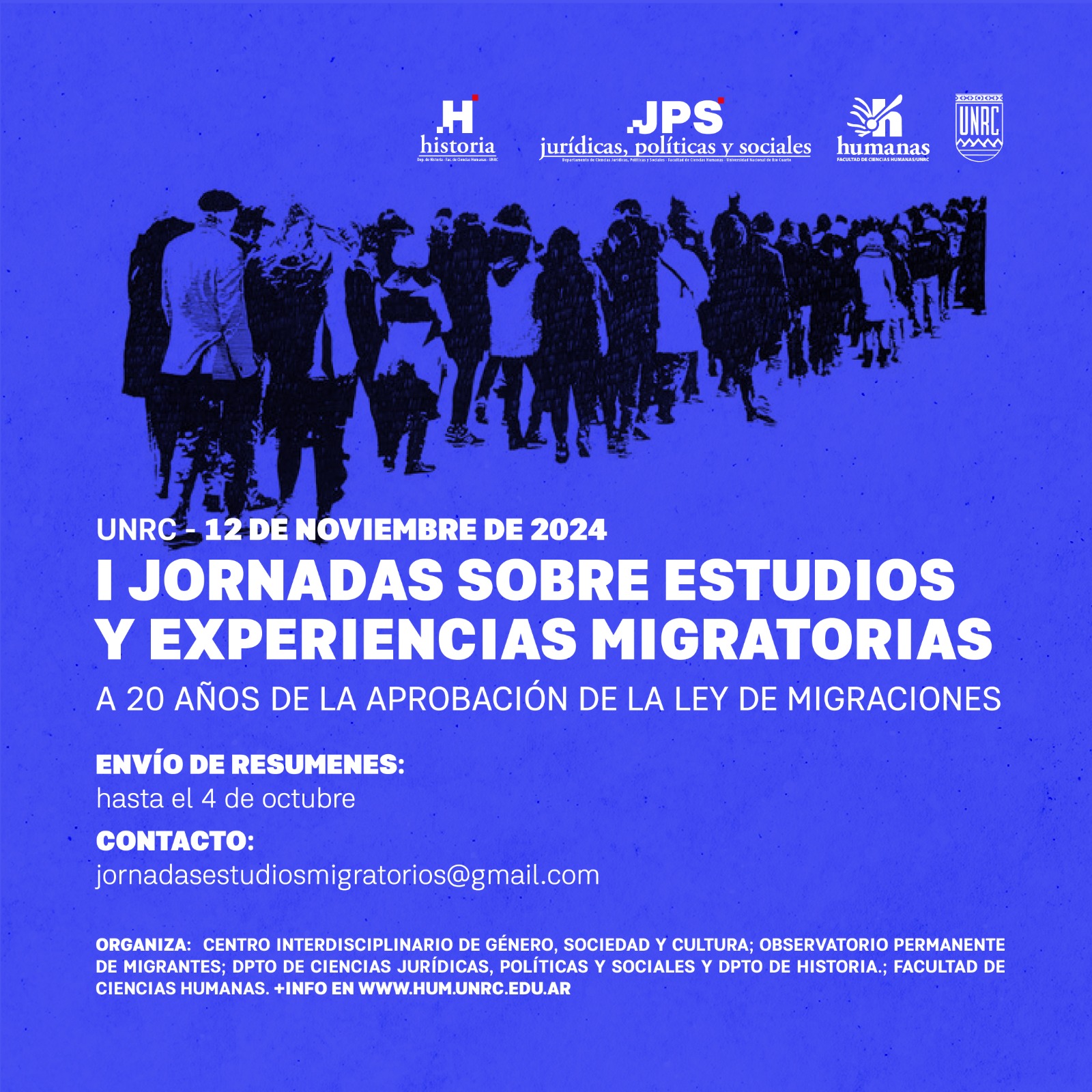 I Jornadas sobre estudios y experiencias migratorias