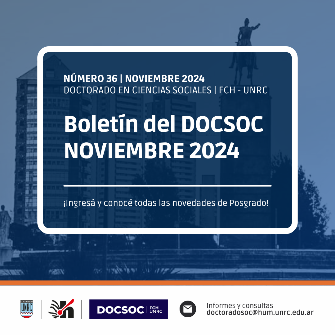 Boletín del DOCSOC N°36 – Noviembre 2024