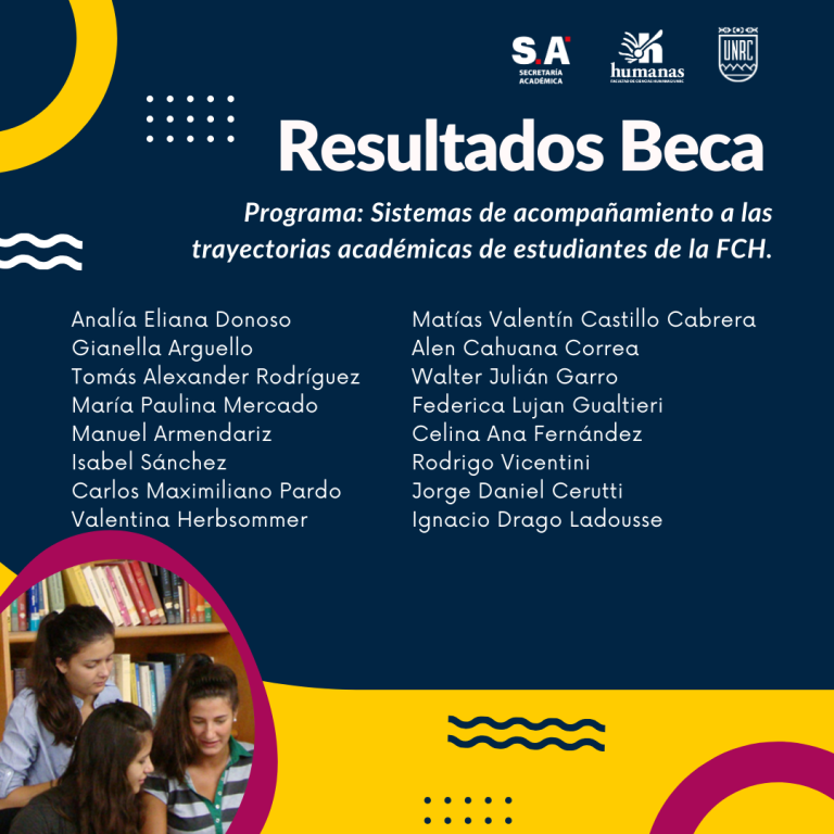 Resultados de la convocatoria a becas del Programa de Acompañamiento ...
