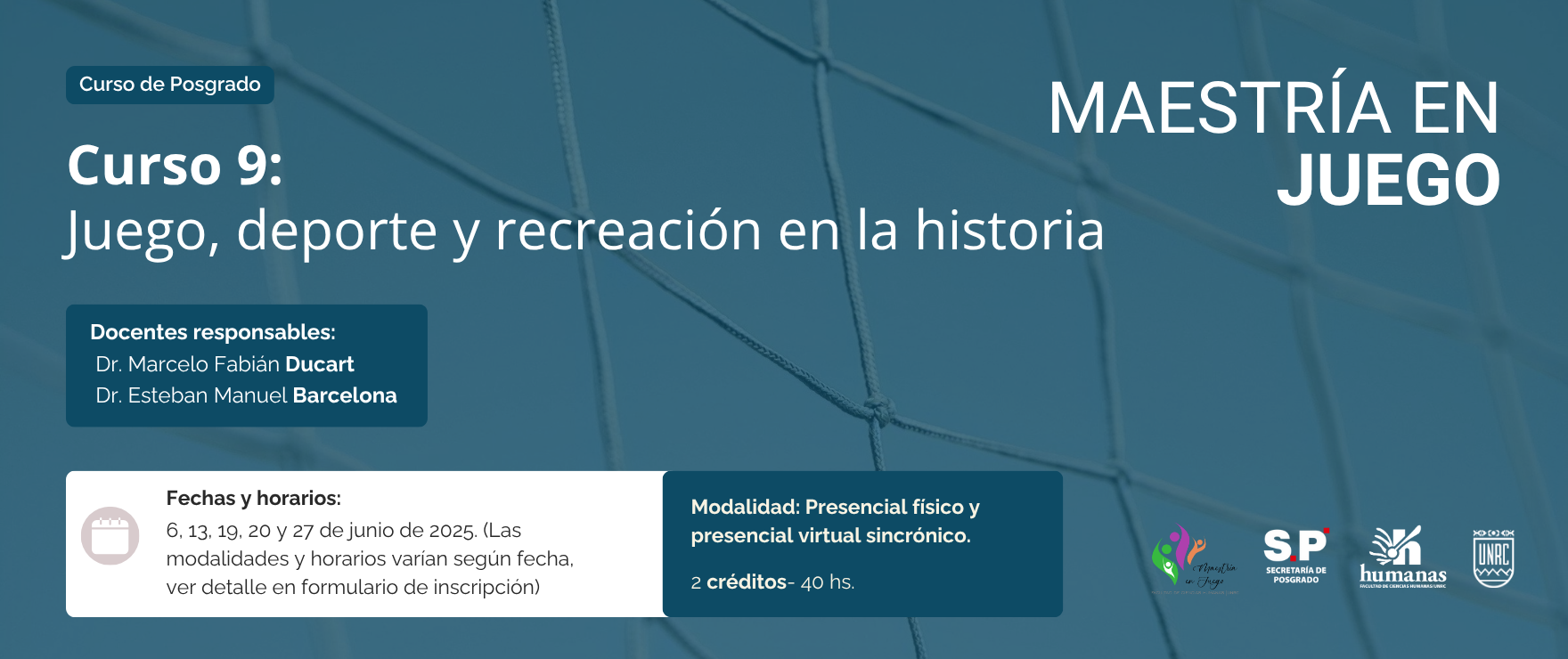 Curso 9: Juego, deporte y recreación en la historia