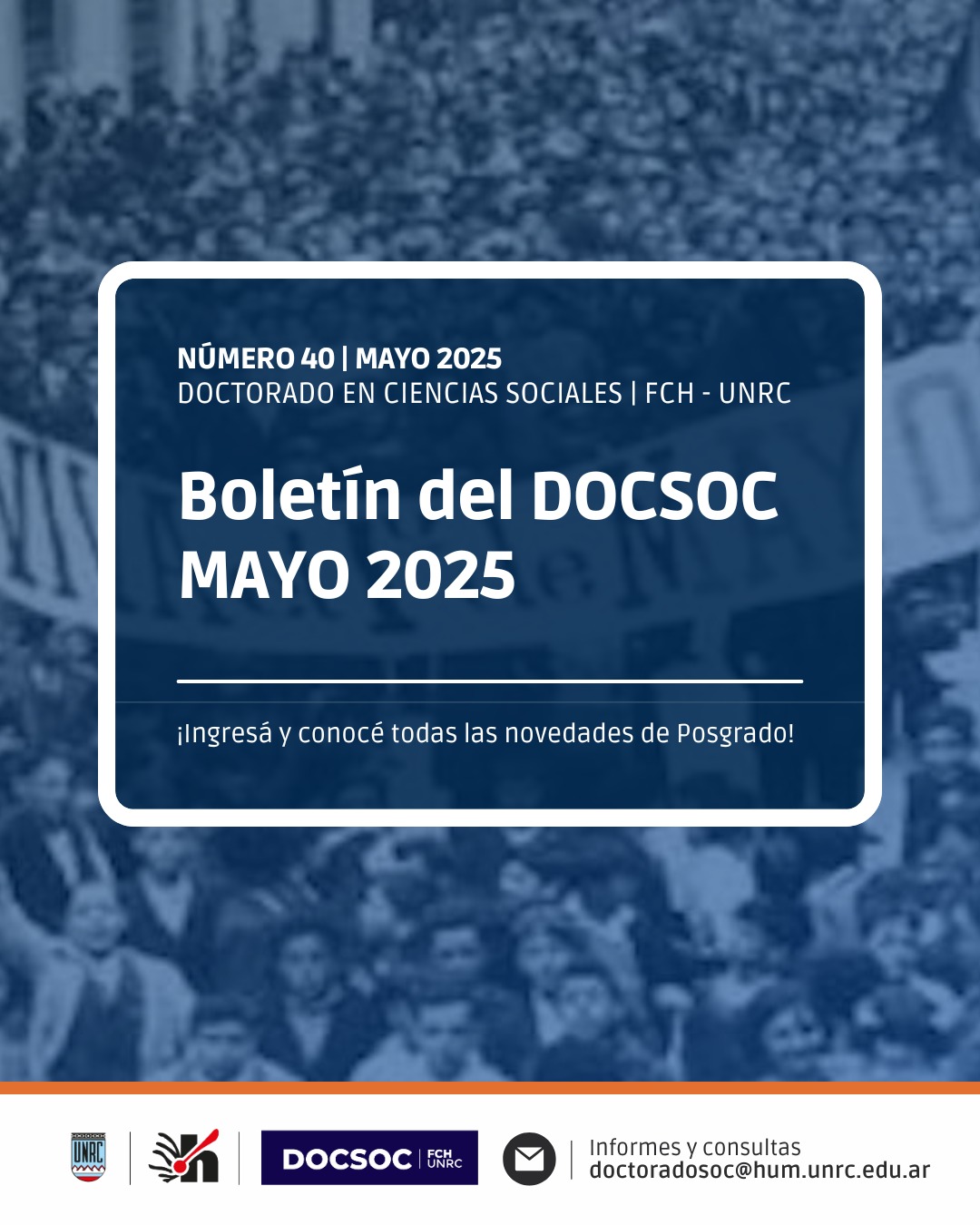 Boletín del DOCSOC N°40 – Mayo 2025
