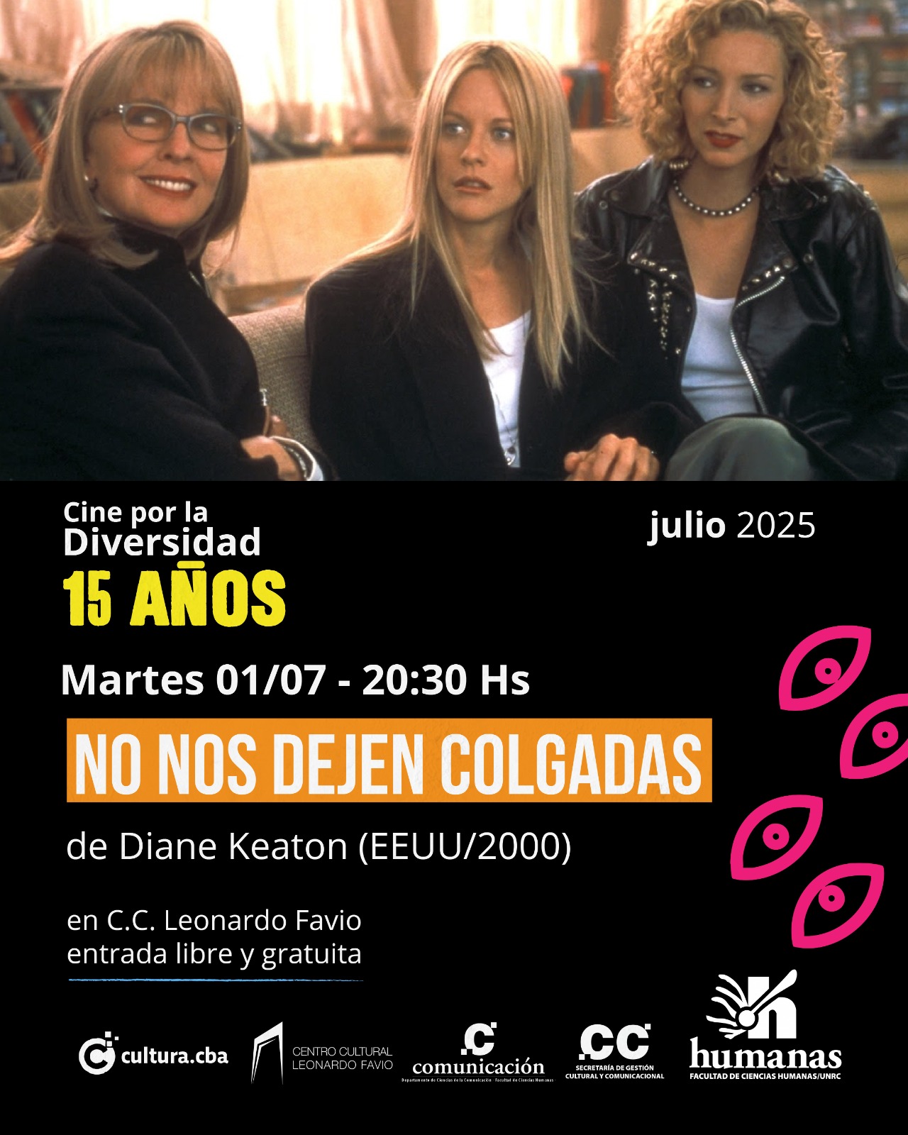 No nos dejes colgadas de Diane Keaton (Estados Unidos/2000), 94 min. (SAM13)