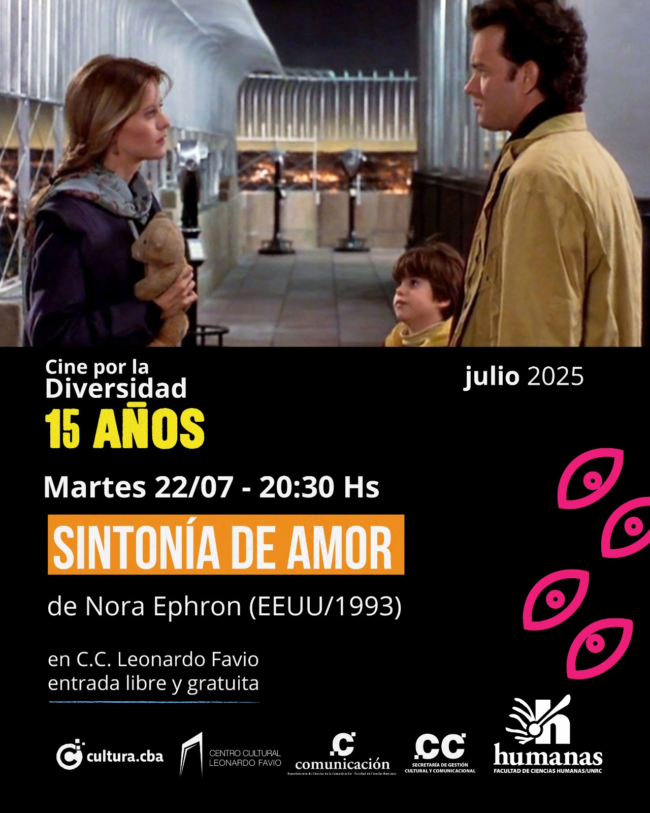 Sintonía de amor, de Nora Ephron (Estados Unidos/1993), 105 min. (ATP)