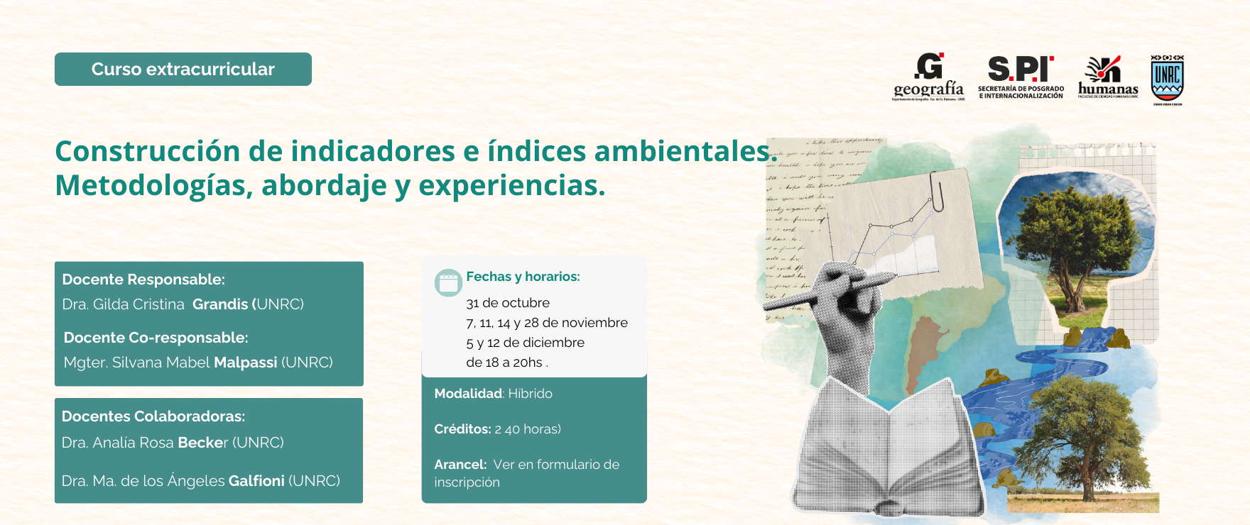 Construcción de indicadores e índices ambientales. Metodologías, abordaje y experiencias.