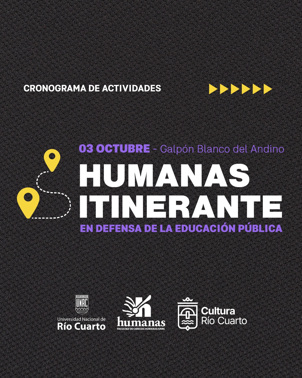 CRONOGRAMA | Humanas Itinerante 2025
