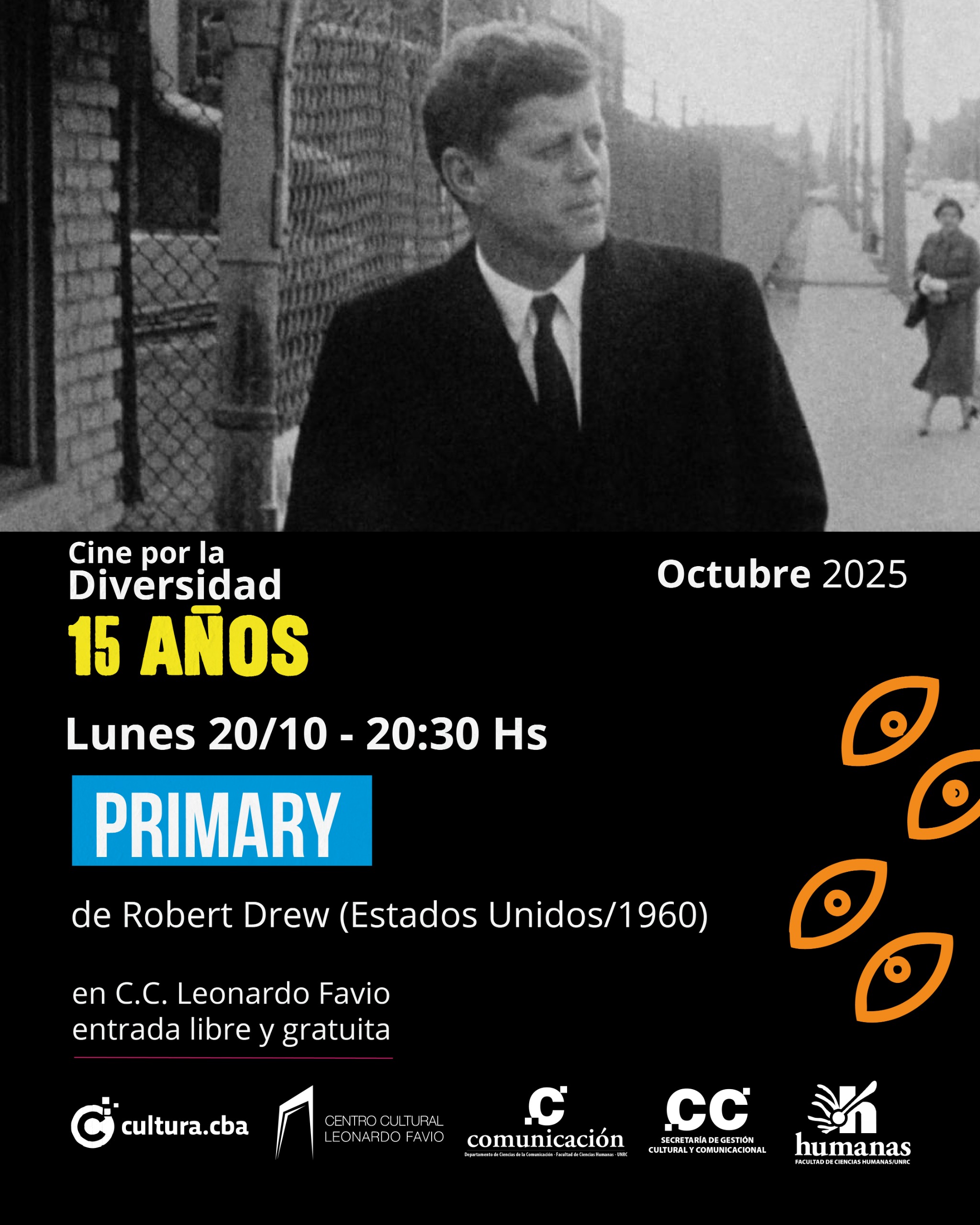  Primary, de Robert Drew (Estados Unidos/1960), 60 min. (ATP)