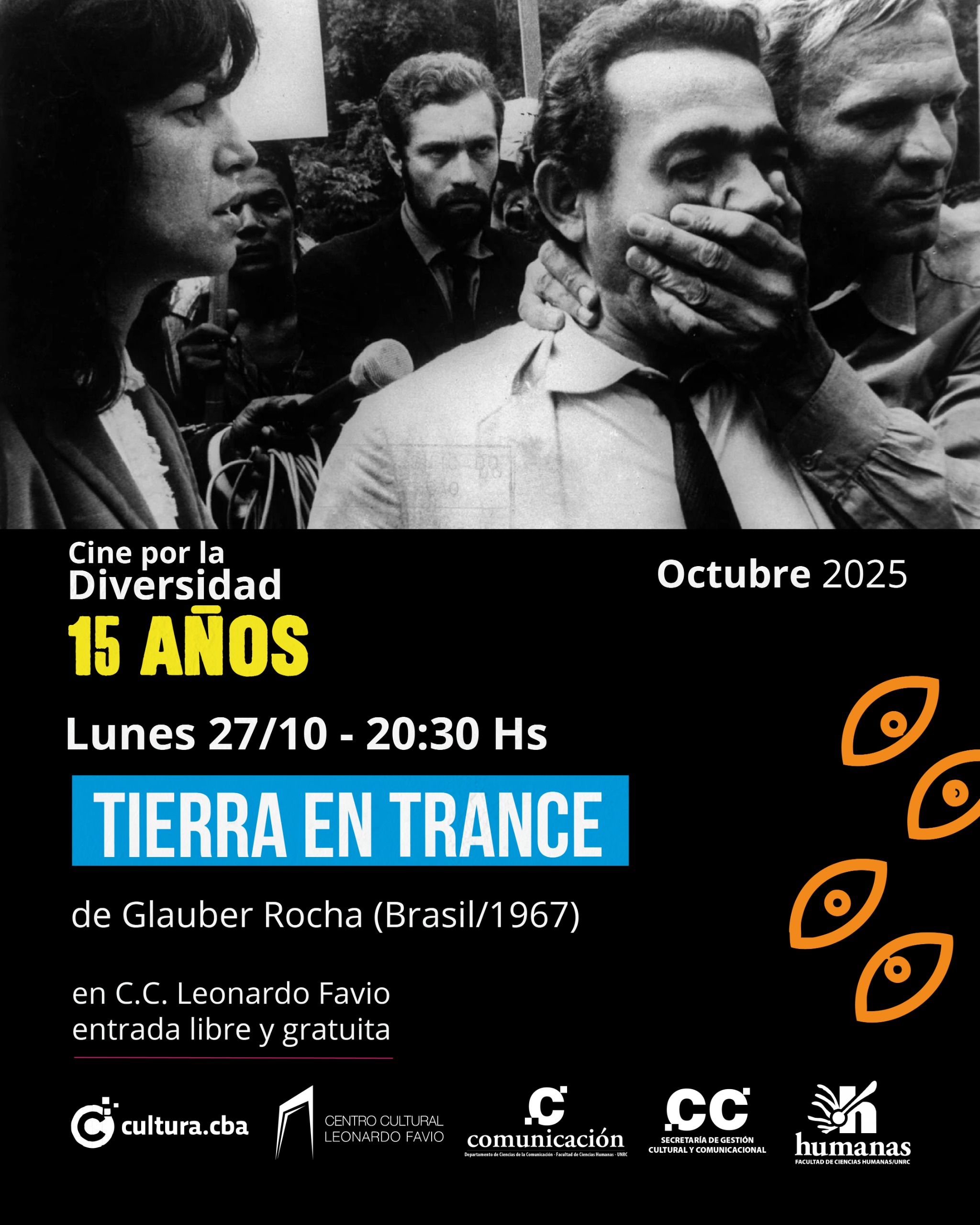 Tierra en trance, de Glauber Rocha (Brasil/1967), 108 min. (SAM18)