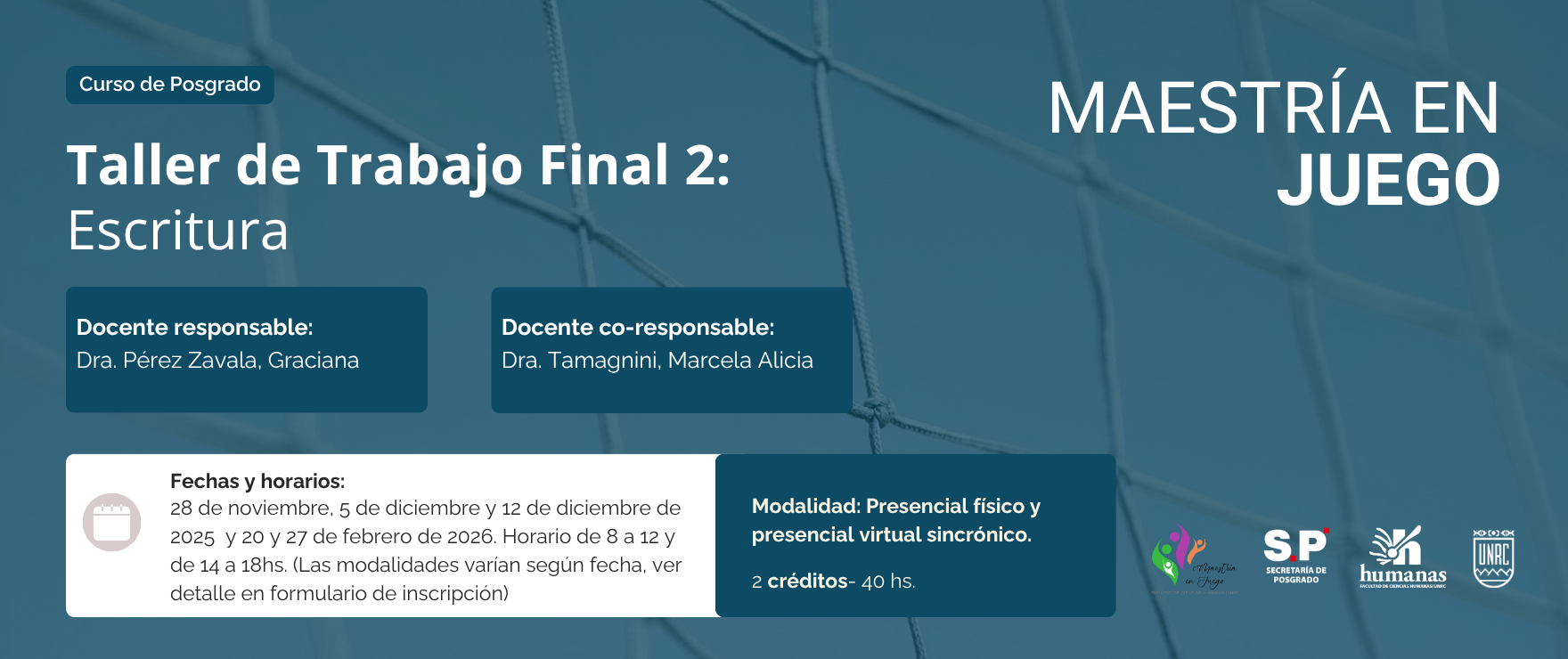 Taller de Trabajo Final 2: Escritura